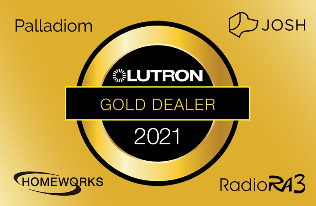 Performance AV in Marietta Georgia is Awarded Lutron Gold Dealer Status for 2021