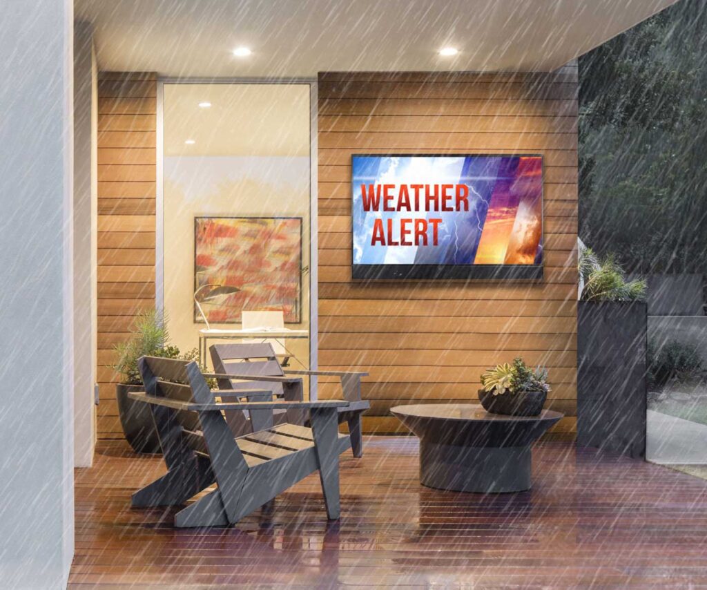 Séura Weatherproof Televisions Are Designed for Outdoors
