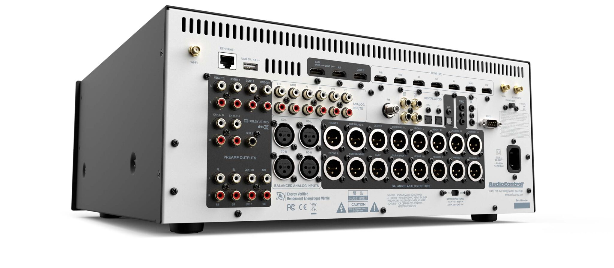 AudioControl X9 Maestro Rear Ports