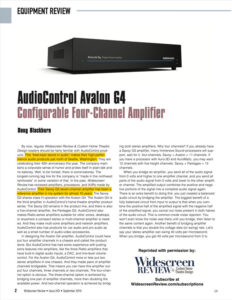 Audio Control Product Review