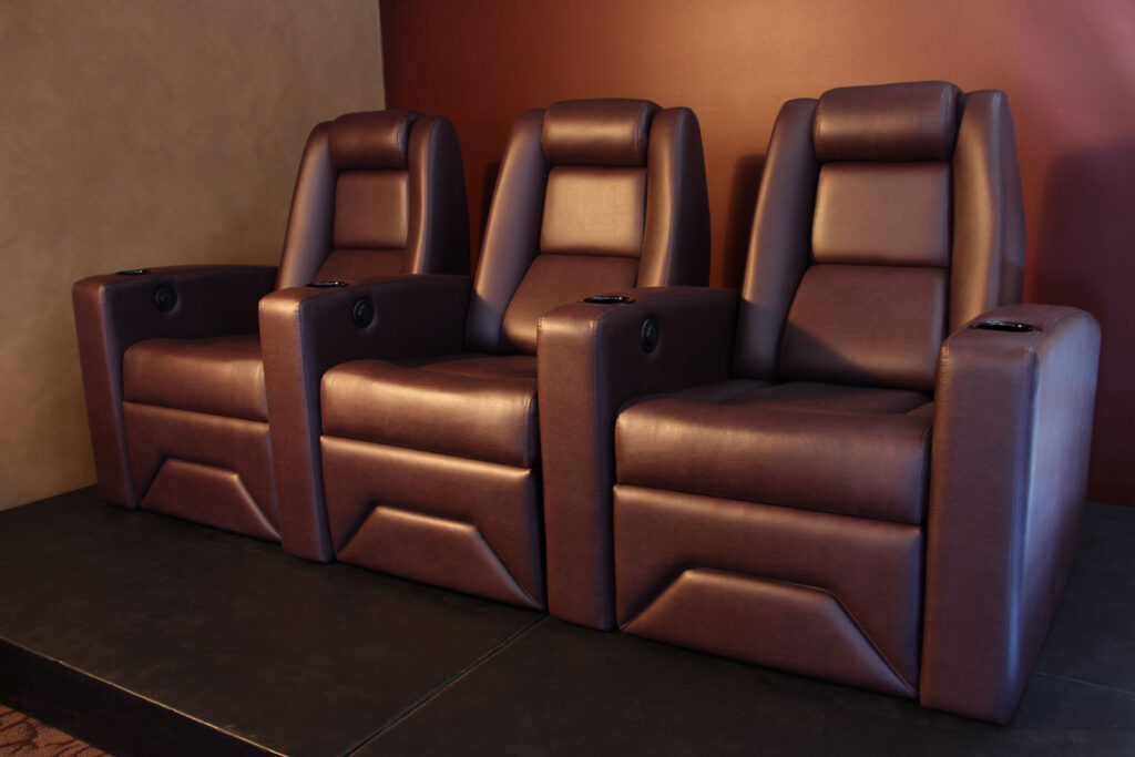 Elite Home Theater Seating - Abyss Silk Leather